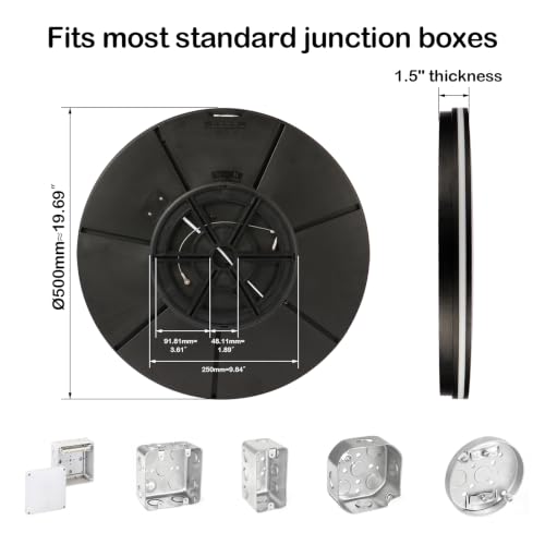 dustproof Flush Mount Ceiling Light