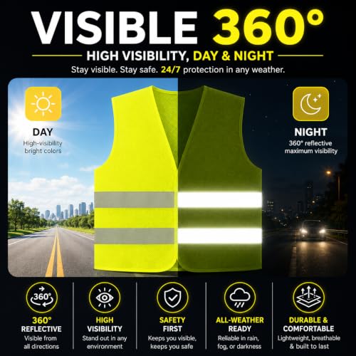 Safety Vests High Visibility Reflective Vest