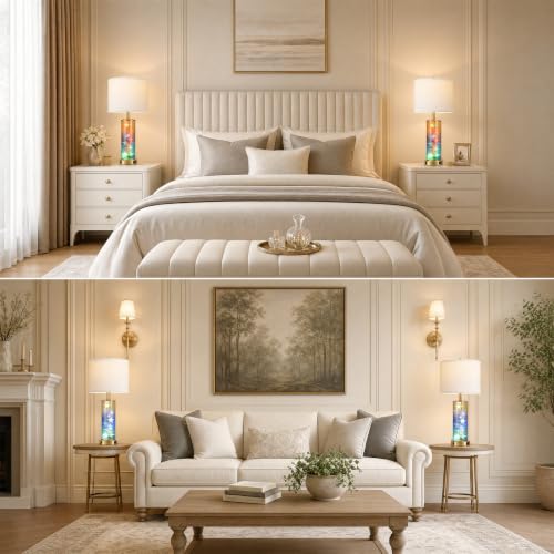 Modern Bedside Table Lamps with Color