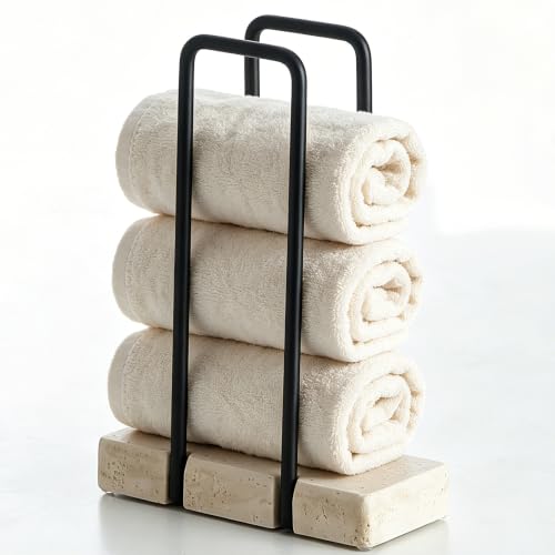 Travertine Texture Hand Towels Holder