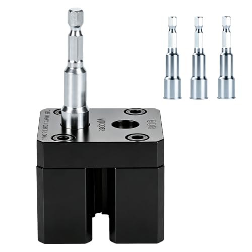 C5A2 Impact Power Assisted Crimper HVAC Duct Crimping Tools Automatic Turbo Crimper Sheet Metal Round Downspout Gutter Crimp Swagging Accessory Suits for 1