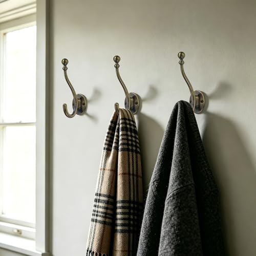 5 Pack Coat Hooks Matte Black Coat Hook