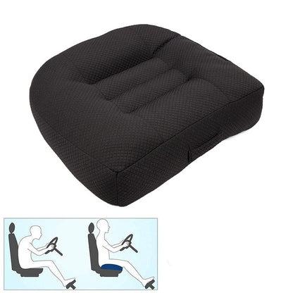 Srutirbo Car Booster Seat Cushion Heightening Height Boost Mat (Pure Black)