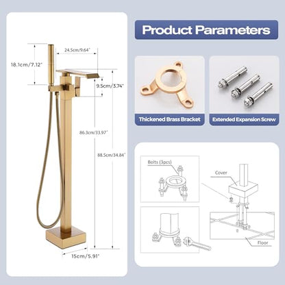 Waterfall Free Standing Tub Faucet