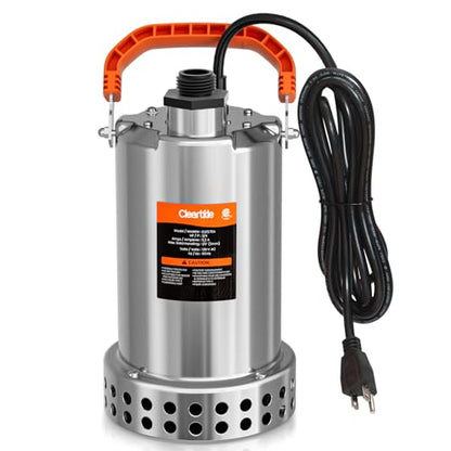 Stainless Steel Submersible Utility Water Pump (3/4 HP Stainless Steel Sump Pump)