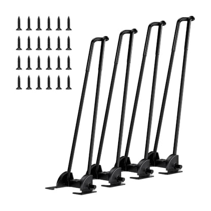 4PCS Folding Hairpin Table Legs Heavy Duty Steel Legs