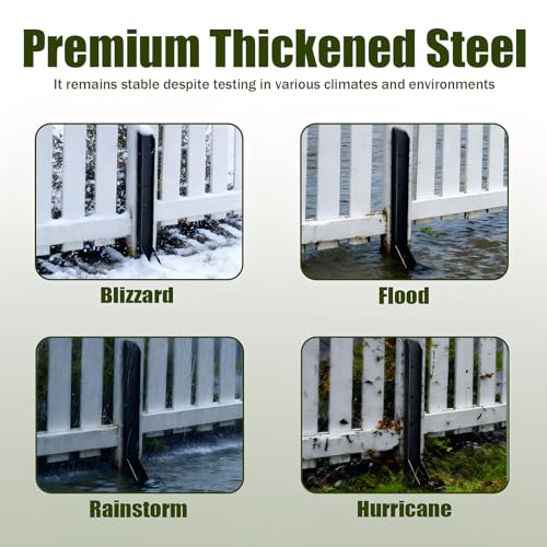 4Pcs Fence Post Repair Kit