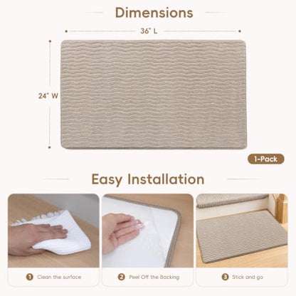 Rounded Bullnose Carpet Stair Treads