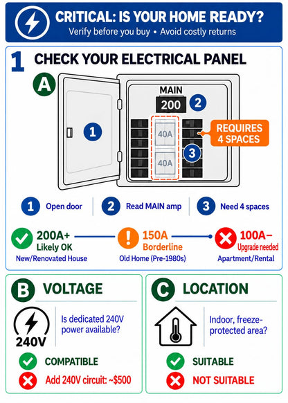 18kW Tankless Water Heater Electric