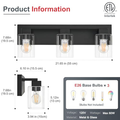 Modern Bathroom Lighting Fixtures Over Mirror