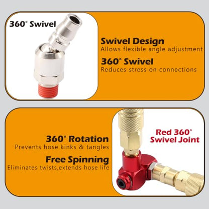 Air Compressor Quick Connect Fittings Kit