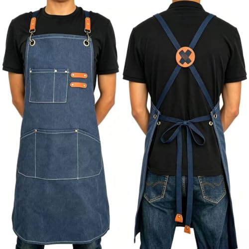 Canvas Tool Apron (Dark Blue)