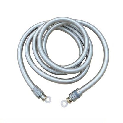 Extra Long 109" Flexible Shower Hose for Elderly Person and Pets Bathing (Sliver / 109 Inches)
