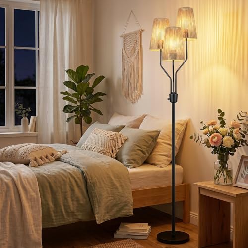 Boho 3 Light Dimmable Floor Lamp Series