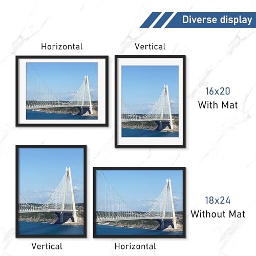 18x24 Poster Frame Set of 4 (Black / 18x24)
