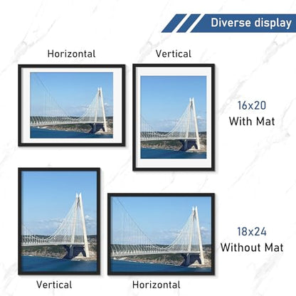18x24 Poster Frame Set of 4 (Black / 18x24)