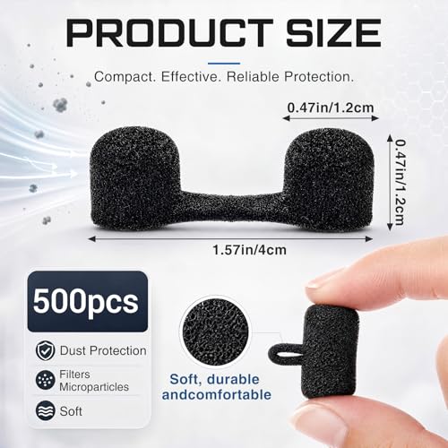 Nose Filters for Dust Disposable Sponge Nose Plugs