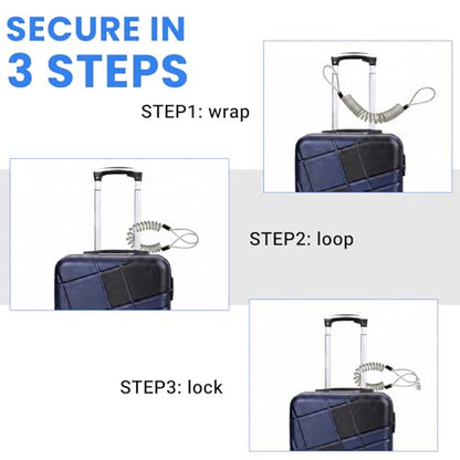 Security Cable Lock 2 Pack