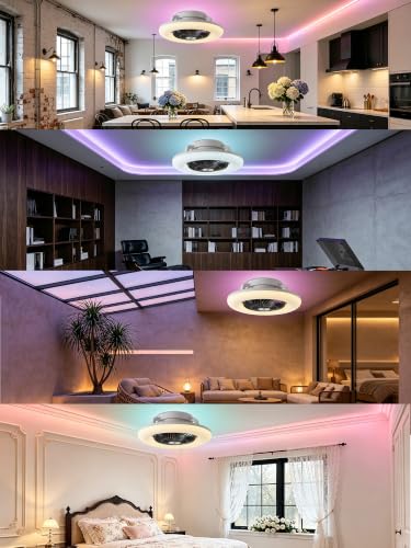 Bladeless Low Profile Ceiling Fan RGB