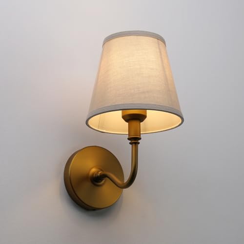 Hardwired Fabric Wall Sconces