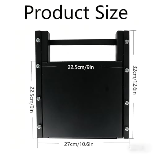 9"x9" Heavy‑Duty Manual Sliding Grain Gate Kit