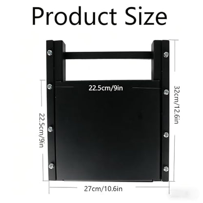 9"x9" Heavy‑Duty Manual Sliding Grain Gate Kit