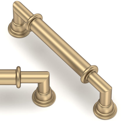 5 Pack Champagne Bronze Cabinet Pulls 3.75 Inch (3.75" Hole Center / Champagne Bronze)