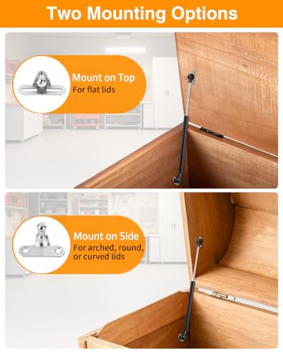 Toy Box Hinges Soft Close 15 inch