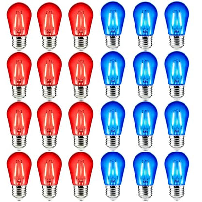 S14 2W Replacement Bulbs for String Lights