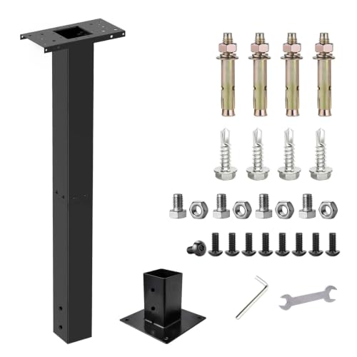 43" Heavy Duty Steel Mailbox Post
