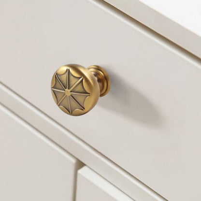Round Vintage Kitchen Cabinet Knobs