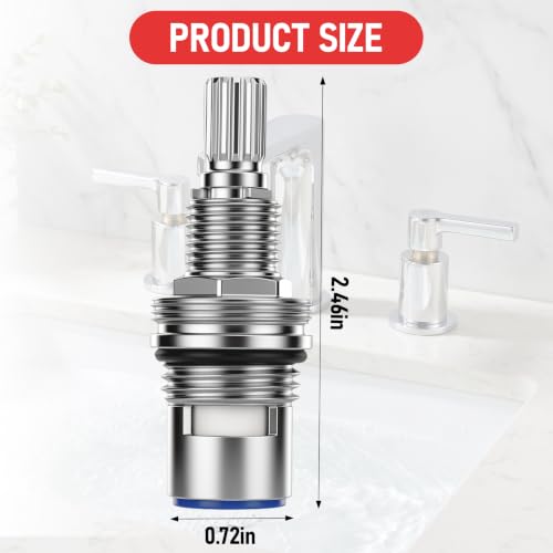 KSRPL941HC Hot & KSRPL941CC Cold Ceramic Disc Cartridge Compatible with Kingston Brass Faucets