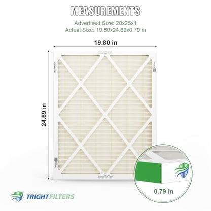 20x25x1 Air Filter 4 Pack