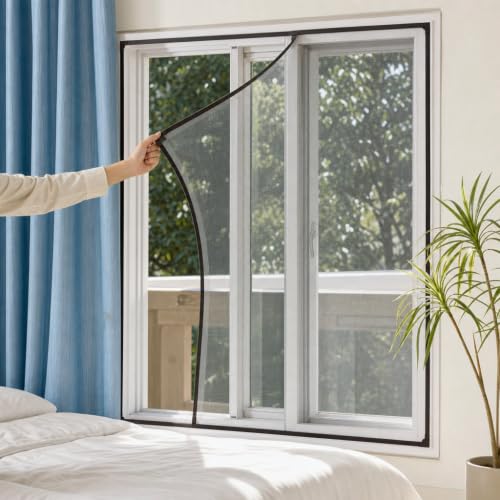 Locking Magnetic Window Screen