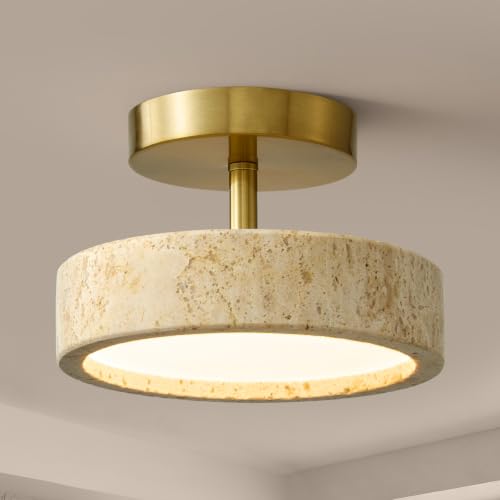 Travertine Ceiling Light