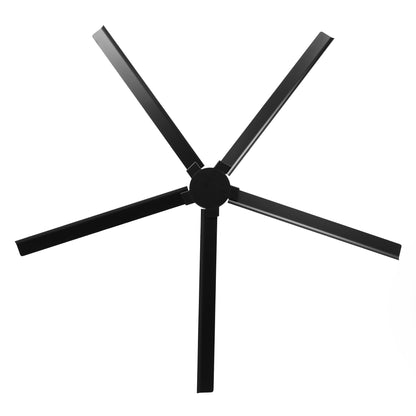 72" Outdoor Ceiling Fan With Remote (Black / 72-inch)