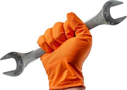 Nitrile Diamond Texture Gloves