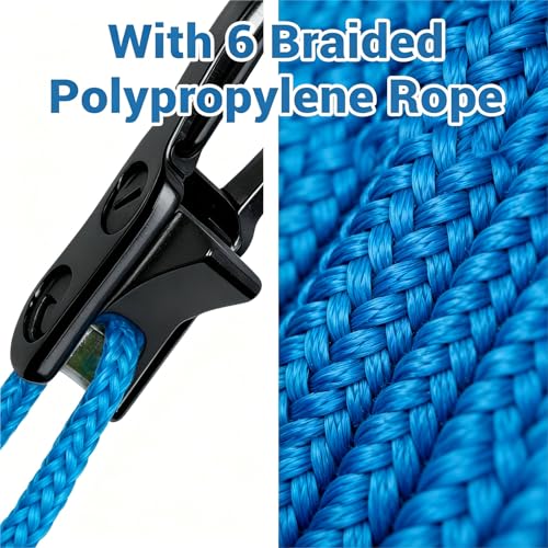 6 Pack Rope with Roller Tensioner for Easy and Secure Tying