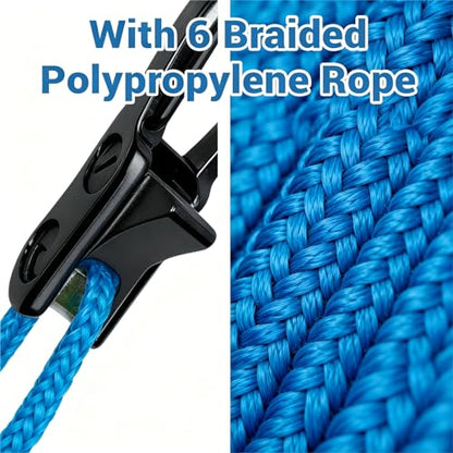 6 Pack Rope with Roller Tensioner for Easy and Secure Tying