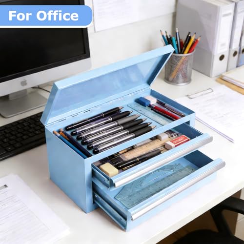Mini Steel Tool Box with Drawers