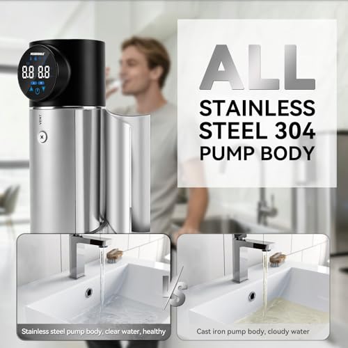 1.35HP Whole House Water Pressure Booster Pump1