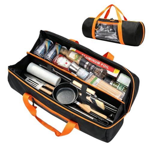 22'' Grill Tool Storage Bag with Inner Divider