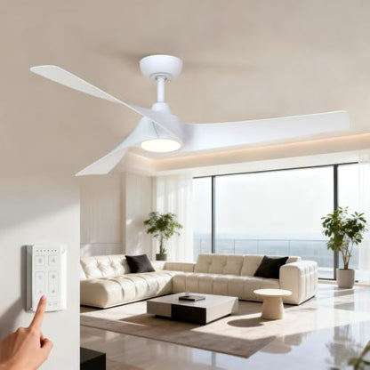 52 inch 3 Blades Ceiling Fan with Remote Control DC Motor