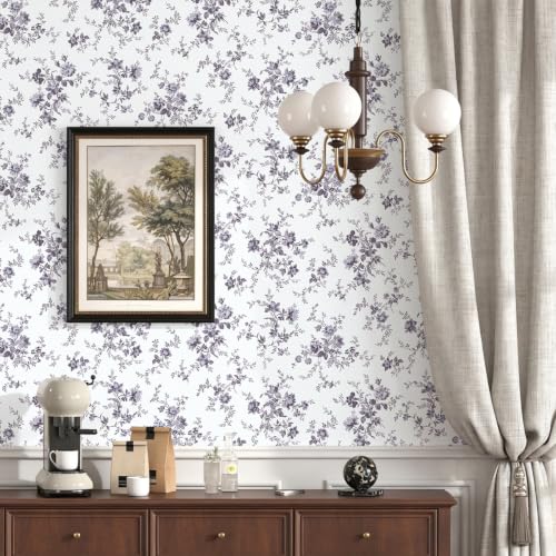 Floral Peel and Stick Wallpaper Vintage Floral Contact Paper