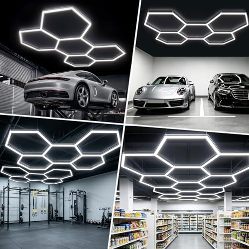 Hexagon Garage Lights
