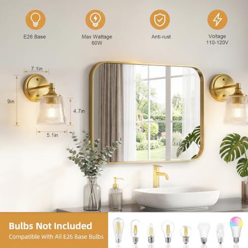 Bathroom Light Fixtures Vanity Sconces Mirror Wall Lamp