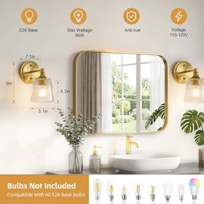 Bathroom Light Fixtures Vanity Sconces Mirror Wall Lamp