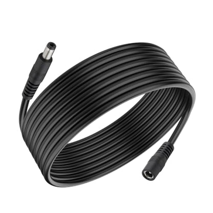 10FT 14AWG DC Power Extension Cable 5.5x2.1mm Male to Female