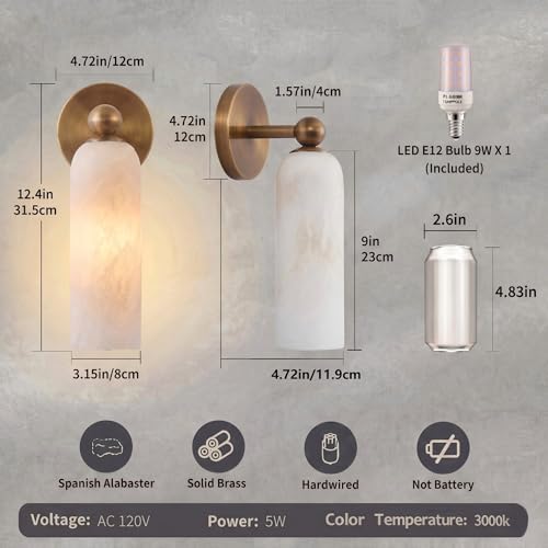 Alabaster Wall Sconces