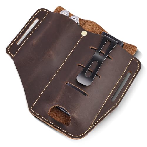 Leather Multitool Sheath for EDC Tools